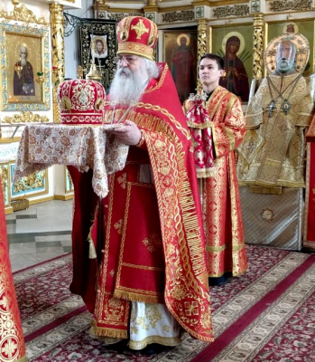 День празднования памяти святителя Николая Мирликийского в Свято-Троицком мужском монастыре г. Чебоксары