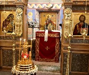 Панихида в домовом храме о упокоении члена Общественного совета при наместнике мужского монастыря