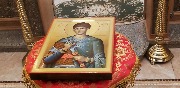 Приготовлена к освящению написанная икона Великомученика Димитрия Солунского.