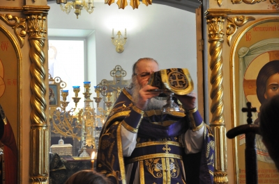 Первое и второе обретение главы Иоанна Предтечи отметили в Свято-Троицком мужском монастыре г. Чебоксары.