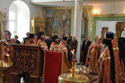 В день выпуска слушателей Чебоксарского Епархиального Православного Духовного училища.