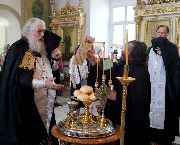 Лития на вечерни. Освящение хлебов.