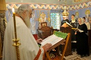 Наместник с воспитанниками Воскресной школы "Светоч"