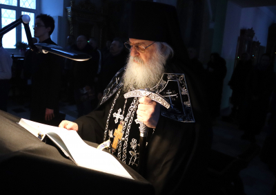 Понедельник первой седмицы Великого поста, великое повечерие с чтением Великого покаянного канона преподобного Андрея Критского
