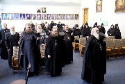 Окрылась монашеская сессия пением молитвы "Царю Небесный"