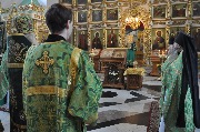 Молебен святым угодникам Божиим свт. Герману Казанскому и прп. Сергию Радонежскому.