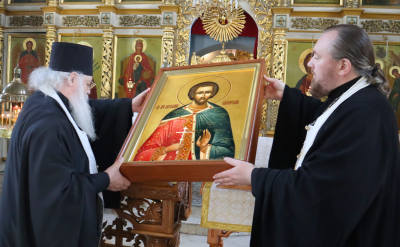 Икона святого Авраамия Болгарского прибыла в монастырь