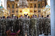 Божественная литургия в Троицко соборе