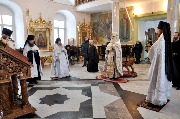 Молебен преподобному.