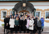 Студенты-первокурсники отделения журналистики Чувашского государственного университета в Свято-Троицком мужском монастыре.