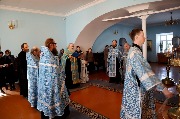 На утрене Акафист Пресвятой Богородице