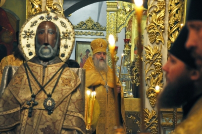 Празднование памяти святителя Николая Мирликийского в Свято-Троицком мужском монастыре г. Чебоксары.