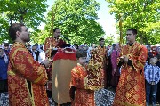 Божественная литургия под открытым небом.