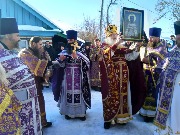 Крестный ход на подворье в селе М. Чурашево.