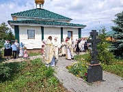 Панихида на могиле протоиерея Николая 