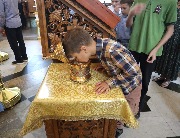 Великомучениче и Целебниче Пантелеимоне, моли Бог