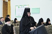 Игумения Сергия на конференции