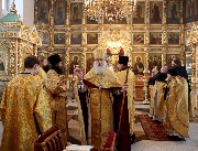 Молебное пение святителю Гурию Казанскому.