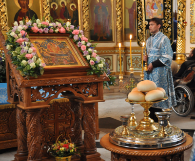 Праздник Успения Пресвятой Богородицы в Свято-Троицком мужском монастыре г. Чебоксары.