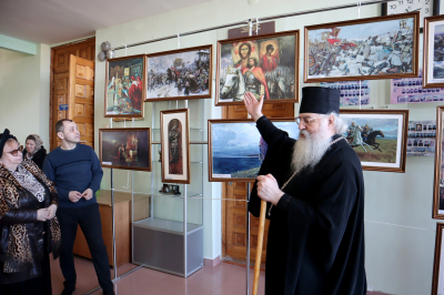 Святой благоверный князь Александр Невский в стенах древней обители.