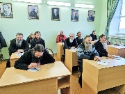 На занятиях