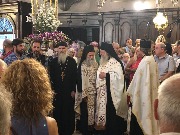 Богослужение в день памяти о спасении святителем Спиридоном острова Корфу от турецкого нашествия в 1716 году.