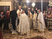 Богослужение в день памяти о спасении святителем Спиридоном острова Корфу от турецкого нашествия в 1716 году.