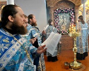 Молебен перед чтимой иконой Божией Матери "Иверская"