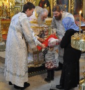 Причастие Святых Христовых Таин.