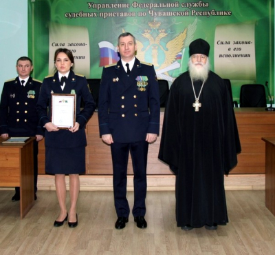 Наместник Чебоксарского мужского монастыря принял участие в праздничном мероприятии, посвященном Дню Конституции Российской Федерации