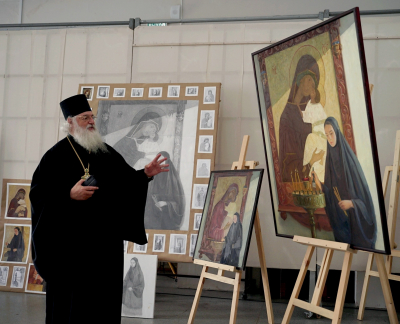 Наместник монастыря участвовал в защите дипломных работ живописцев