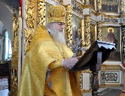 Проповедь наместника после богослужения