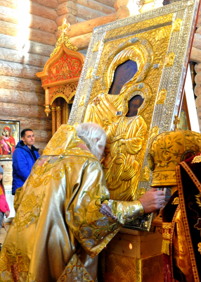 Неделя 27-я по Пятидесятнице. Встреча Иверской иконы Божией Матери в Александро-Невском мужском монастыре.