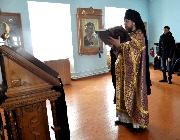 Паремии на вечерни, читает иеромонах Зосима.