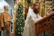 Послание Патриарха читает ирм. Тивуртий