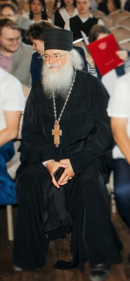 Наместник Свято-Троицкого православного мужского монастыря г. Чебоксары принял участие в церемонии вручения дипломов выпускникам Чебоксарского института Московского политехнического университета