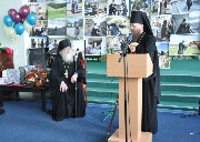 Преосвященнейший Игнатий, епископ Мариинско-Посадский, викарий Чебоксарской епархии, открыл торжественный вечер, посвященный юбилею наместника архимандрита Василия.