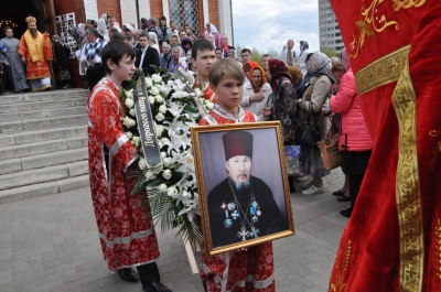 Прощание с протоиереем Илией Карлиновым, почетным настоятелем собора святого равноапостольного князя Владимира г. Новочебоксарск.