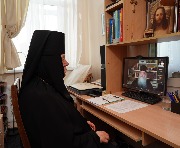 Отец наместник участвует в конференции