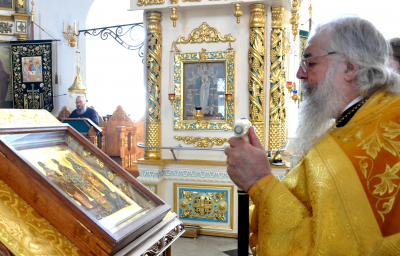 Обретения мощей свтт. Гурия, архиеп. Казанского, и Варсонофия, еп. Тверского.