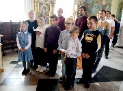 Воскресная школа на Божественной литургии