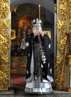 Среда первой седмицы Великого поста. Первая Литургию Преждеосвященных Даров в Свято-Троицком мужском монастыре г. Чебоксары