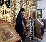 Проповедь перед причастием.