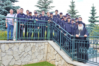 Духовный поход слушателей Детской полицейской академии в Свято-Троицкий православный мужской монастырь г. Чебоксары