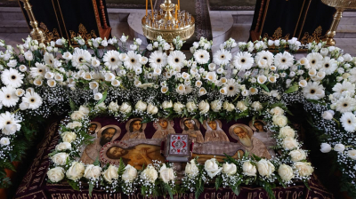 Великий Пяток. Вечерня с выносом плащаницы.