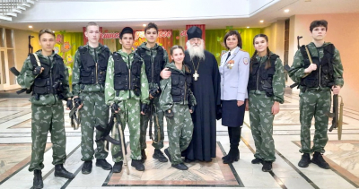 Наместник мужского монастыря в Детской полицейской Академии