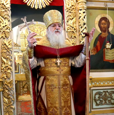 Неделя 21-я по Пятидесятнице, Божественная литургия в Свято-Троицком мужском монастыре