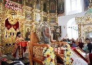 Проповедь перед причастием прочитал иеромонах Зотик.