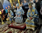 Божественная литургия в Введенском кафедральном соборе города Чебоксары