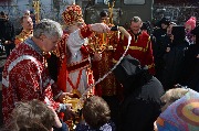 Крестный ход в Киево-Николаевском Новодевичьем монастыре г. Алатырь.